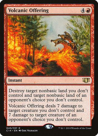 Volcanic Offering [Commander 2014] | Sanctuary Gaming