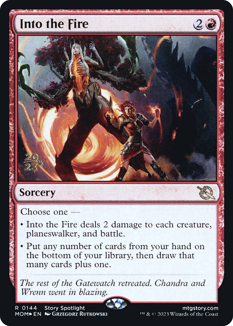 Into the Fire [March of the Machine Prerelease Promos] | Sanctuary Gaming