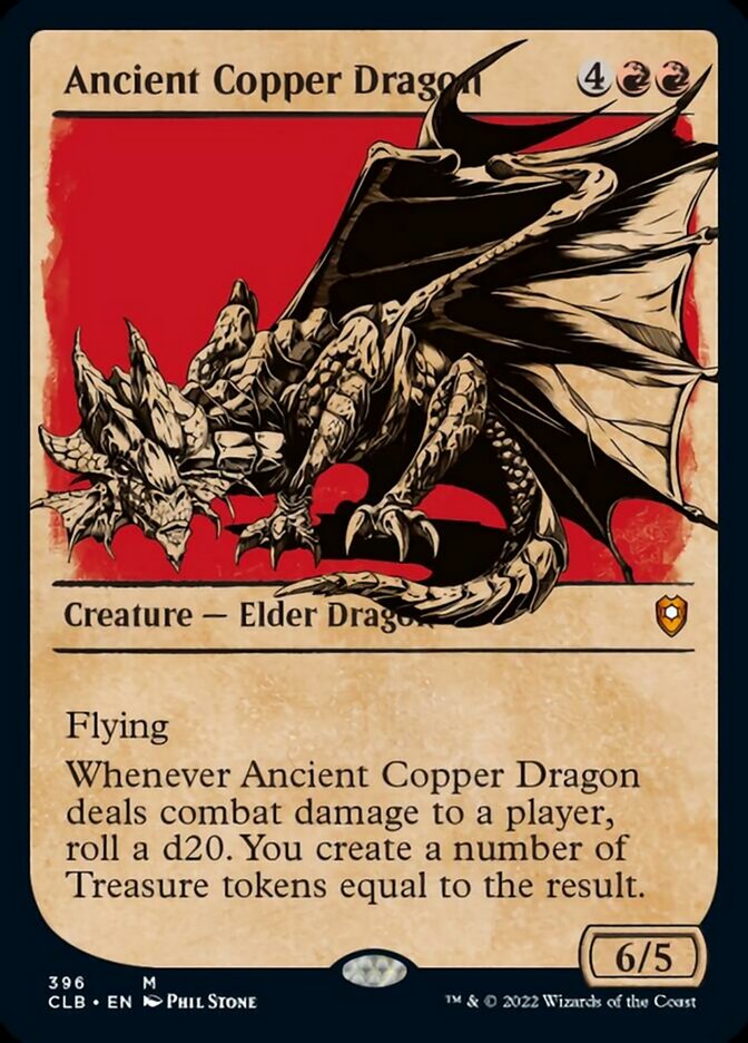 Ancient Copper Dragon (Showcase) [Commander Legends: Battle for Baldur's Gate] | Sanctuary Gaming