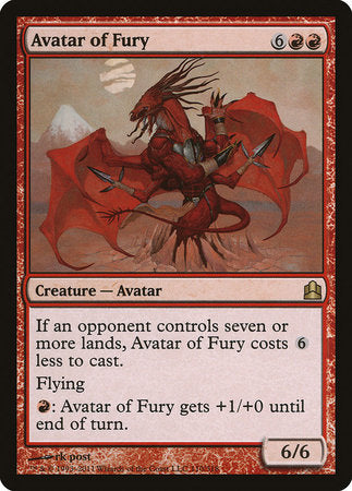 Avatar of Fury [Commander 2011] | Sanctuary Gaming