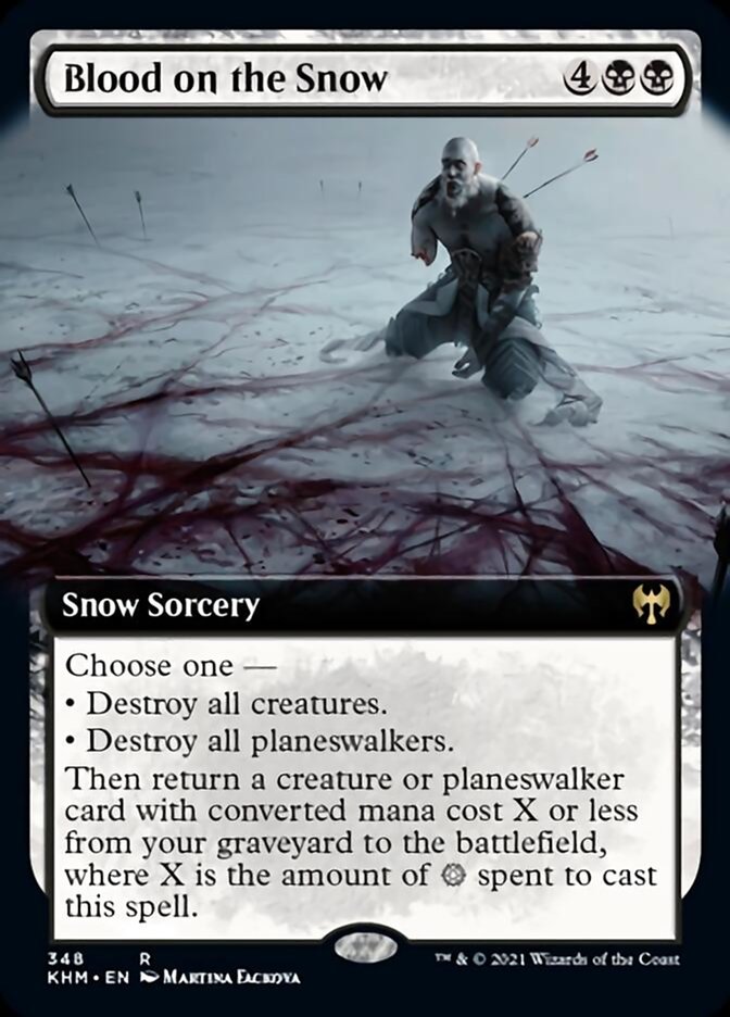 Blood on the Snow (Extended Art) [Kaldheim] | Sanctuary Gaming