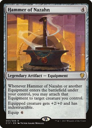 Hammer of Nazahn [Commander 2017] | Sanctuary Gaming