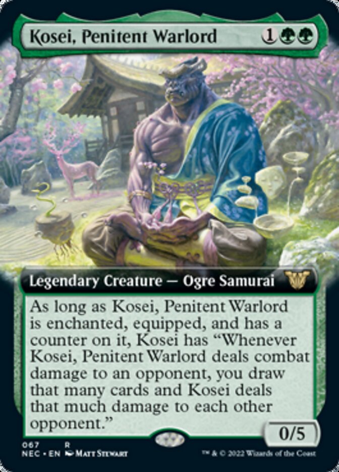 Kosei, Penitent Warlord (Extended) [Kamigawa: Neon Dynasty Commander] | Sanctuary Gaming