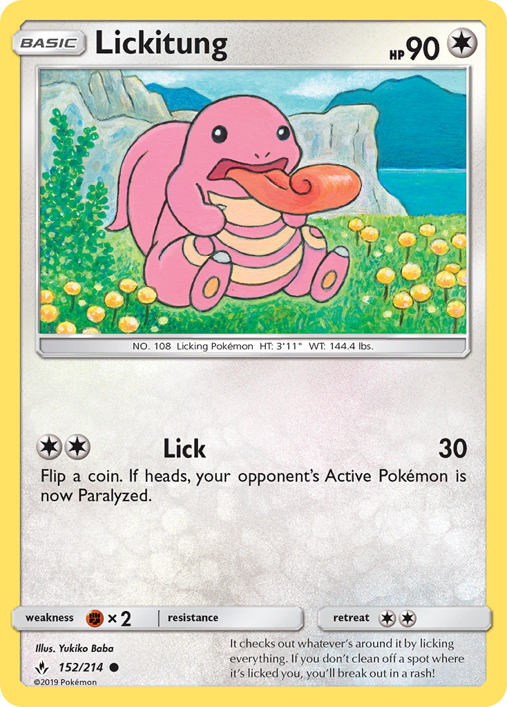 Lickitung (152/214) [Sun & Moon: Unbroken Bonds] | Sanctuary Gaming