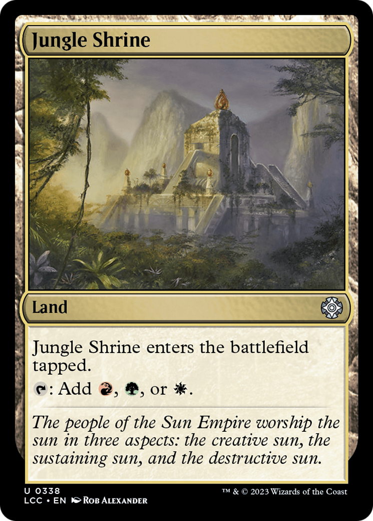 Jungle Shrine [The Lost Caverns of Ixalan Commander] | Sanctuary Gaming