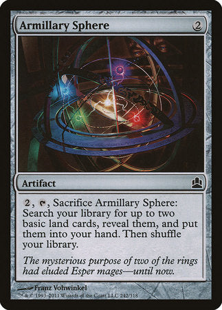 Armillary Sphere [Commander 2011] | Sanctuary Gaming