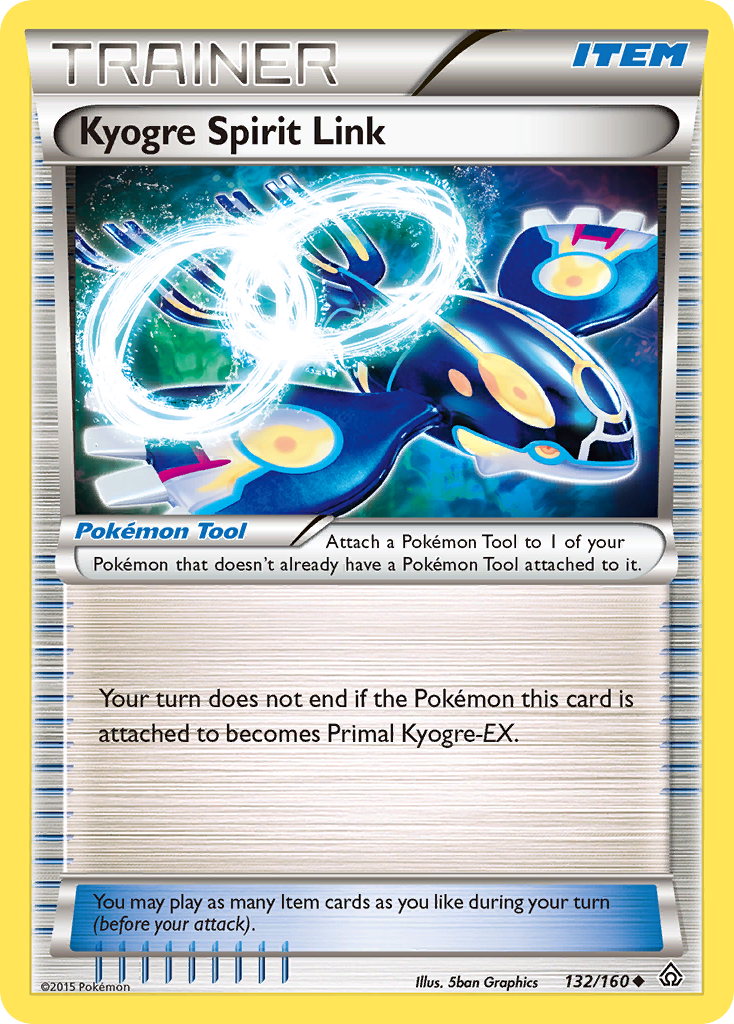 Kyogre Spirit Link (132/160) [XY: Primal Clash] | Sanctuary Gaming