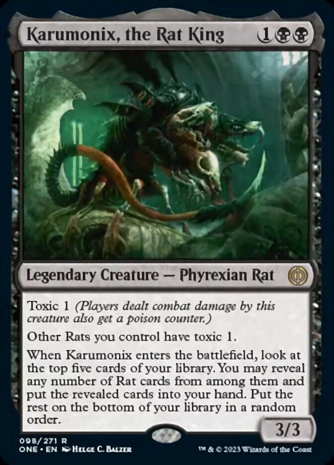 Karumonix, the Rat King [Phyrexia: All Will Be One] | Sanctuary Gaming