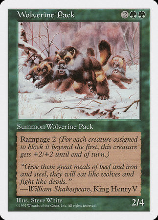 Wolverine Pack [Fifth Edition] | Sanctuary Gaming