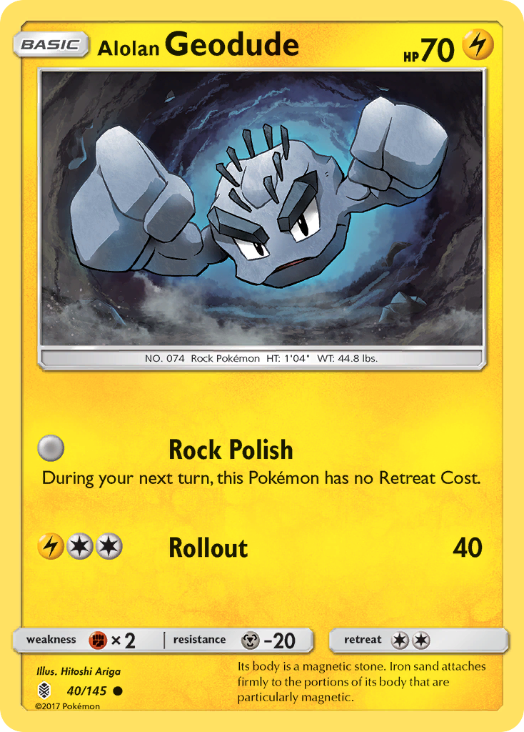 Alolan Geodude (40/145) [Sun & Moon: Guardians Rising] | Sanctuary Gaming