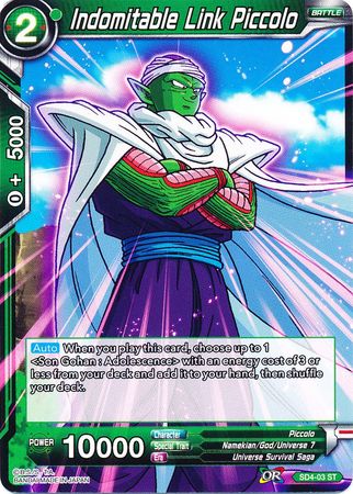 Indomitable Link Piccolo (Starter Deck - The Guardian of Namekians) [SD4-03] | Sanctuary Gaming