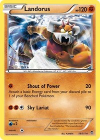 Landorus (58/111) (Theme Deck Exclusive) [XY: Furious Fists] | Sanctuary Gaming