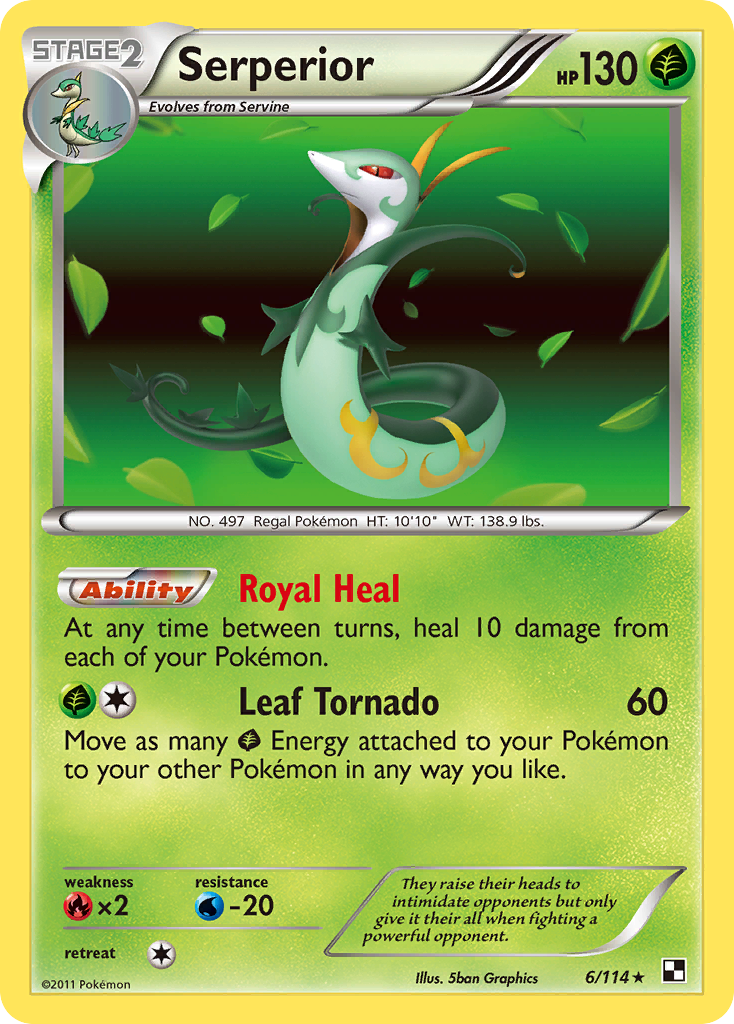 Serperior (6/114) [Black & White: Base Set] | Sanctuary Gaming