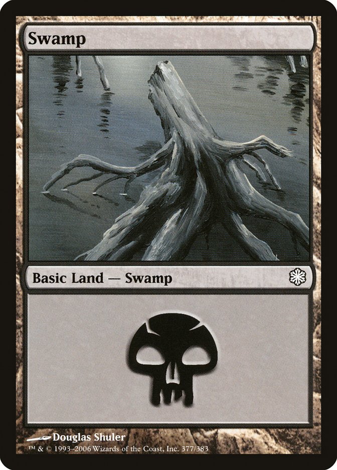 Swamp (377) [Coldsnap Theme Decks] | Sanctuary Gaming