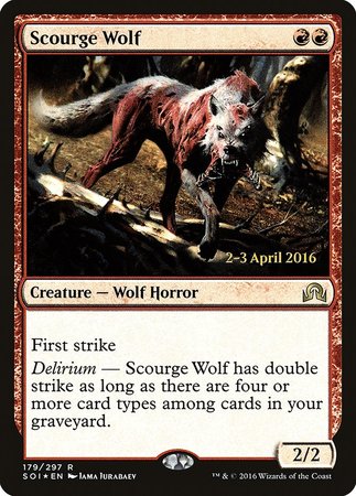 Scourge Wolf [Shadows over Innistrad Promos] | Sanctuary Gaming