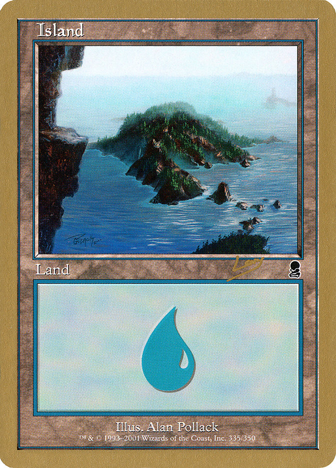 Island (rl335) (Raphael Levy) [World Championship Decks 2002] | Sanctuary Gaming