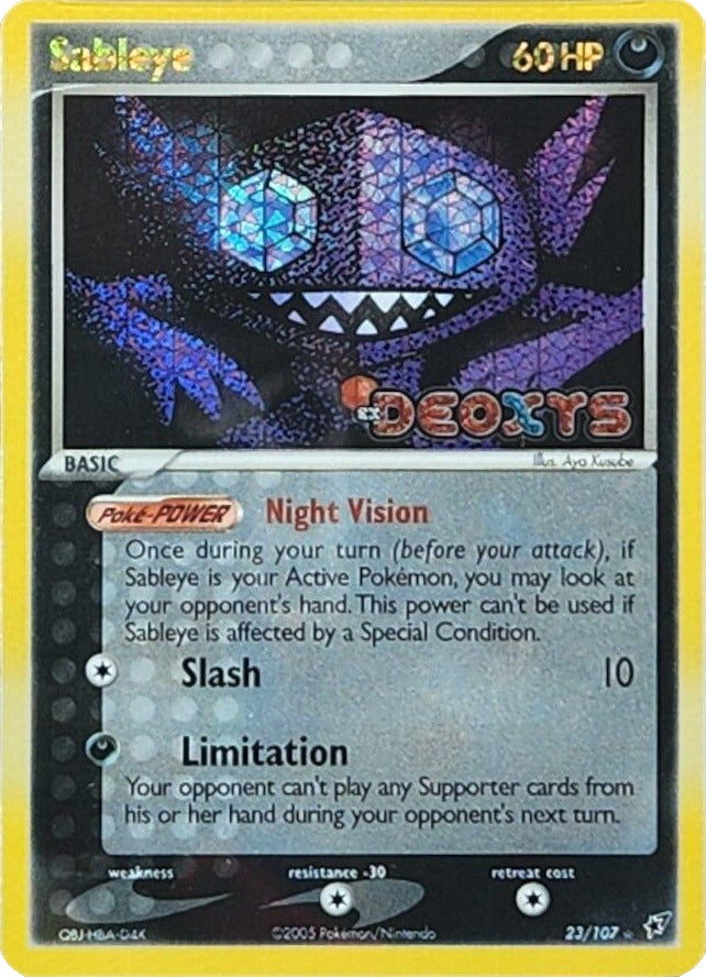 Sableye (23/107) (Stamped) [EX: Deoxys] | Sanctuary Gaming