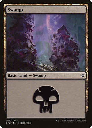 Swamp (263) [Battle for Zendikar] | Sanctuary Gaming