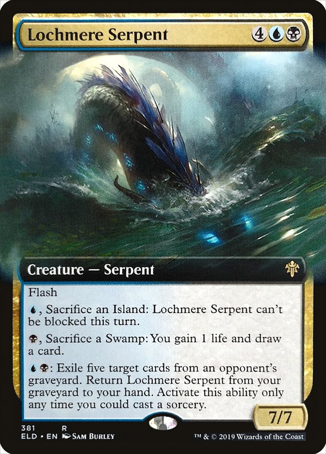 Lochmere Serpent (Extended Art) [Throne of Eldraine] | Sanctuary Gaming