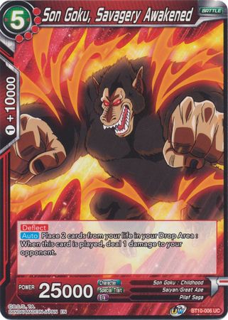 Son Goku, Savagery Awakened (BT10-006) [Rise of the Unison Warrior 2nd Edition] | Sanctuary Gaming