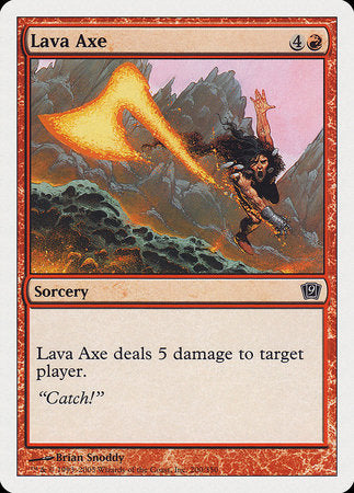 Lava Axe [Ninth Edition] | Sanctuary Gaming