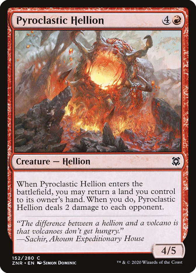 Pyroclastic Hellion [Zendikar Rising] | Sanctuary Gaming