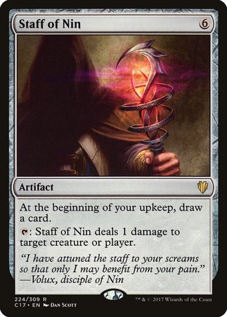 Staff of Nin [Commander 2017] | Sanctuary Gaming