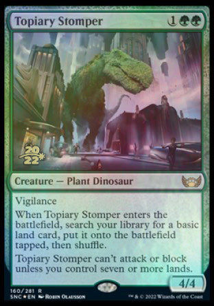 Topiary Stomper [Streets of New Capenna Prerelease Promos] | Sanctuary Gaming