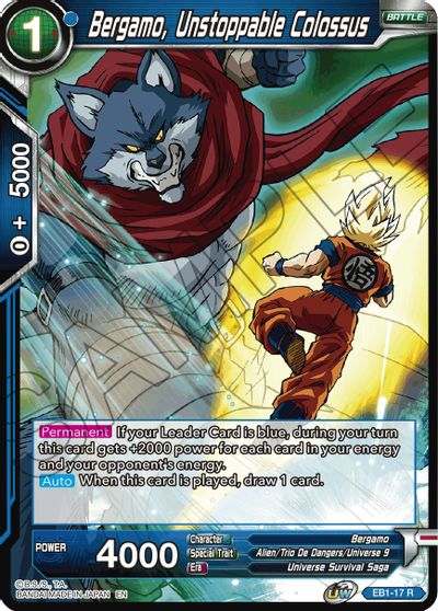 Bergamo, Unstoppable Colossus (EB1-17) [Battle Evolution Booster] | Sanctuary Gaming