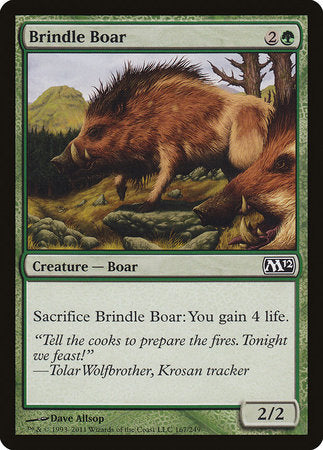 Brindle Boar [Magic 2012] | Sanctuary Gaming