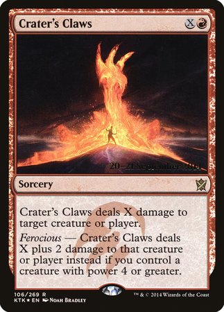 Crater's Claws [Khans of Tarkir Promos] | Sanctuary Gaming