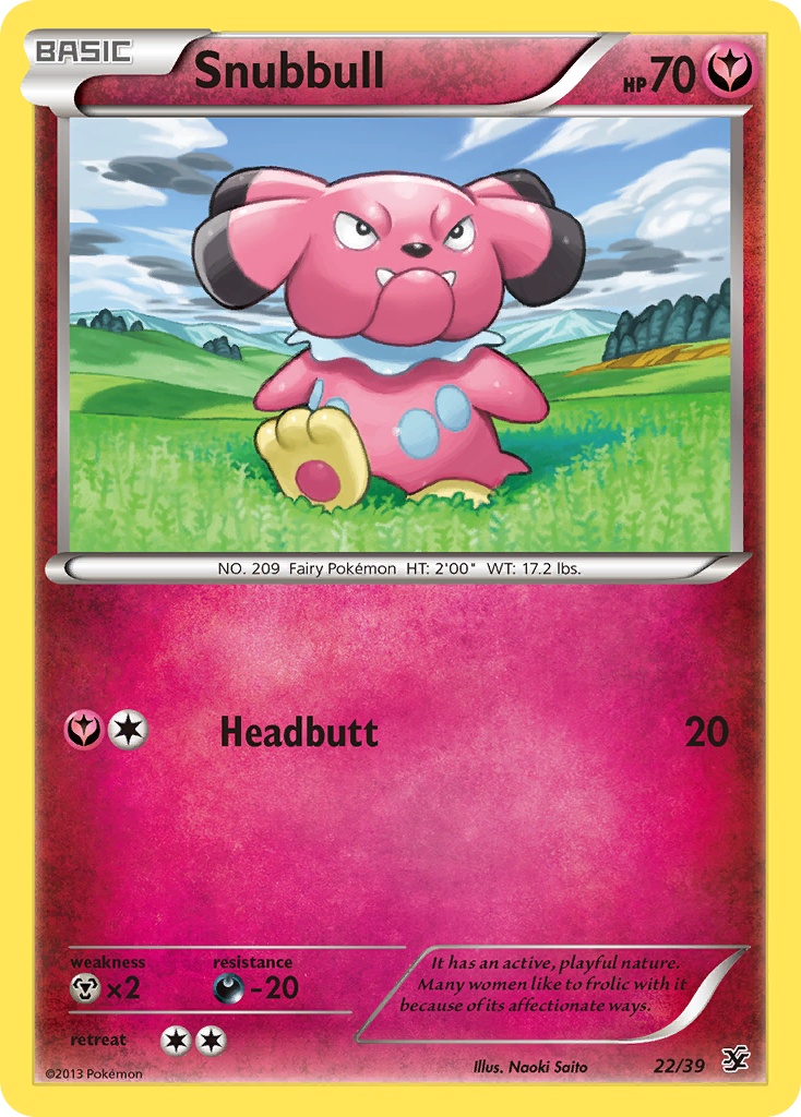 Snubbull (22/39) [XY: Kalos Starter Set] | Sanctuary Gaming