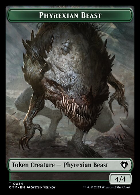 Eldrazi Scion // Phyrexian Beast Double-Sided Token [Commander Masters Tokens] | Sanctuary Gaming