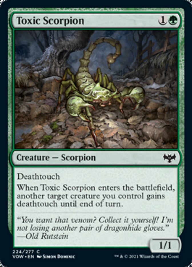 Toxic Scorpion [Innistrad: Crimson Vow] | Sanctuary Gaming