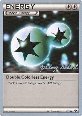 Double Colorless Energy (92/99) (CMT - Zachary Bokhari) [World Championships 2012] | Sanctuary Gaming