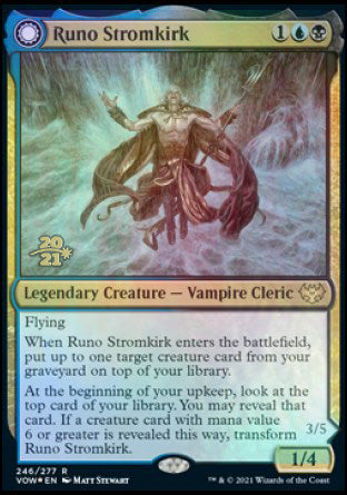 Runo Stromkirk // Krothuss, Lord of the Deep [Innistrad: Crimson Vow Prerelease Promos] | Sanctuary Gaming