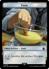 Fish // Food (0026) Double-Sided Token [Doctor Who Tokens] | Sanctuary Gaming