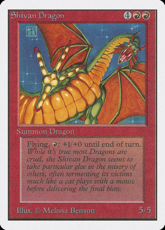 Shivan Dragon [Unlimited Edition] | Sanctuary Gaming