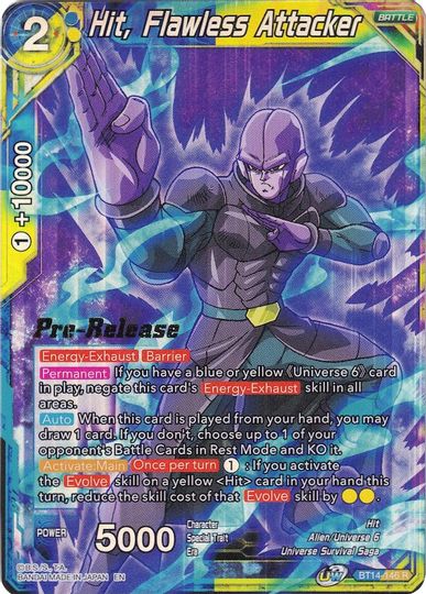 Hit, Flawless Attacker (BT14-146) [Cross Spirits Prerelease Promos] | Sanctuary Gaming