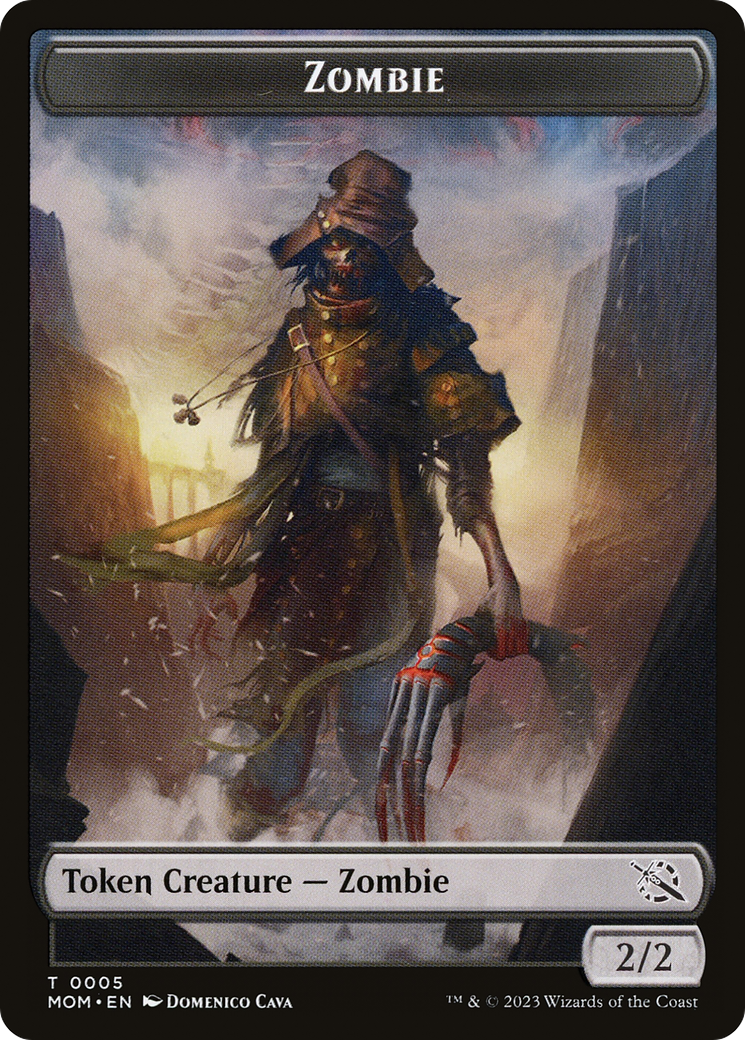 Treasure (21) // Zombie Double-Sided Token [March of the Machine Tokens] | Sanctuary Gaming
