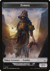 Elemental (02) // Zombie Double-Sided Token [March of the Machine Tokens] | Sanctuary Gaming