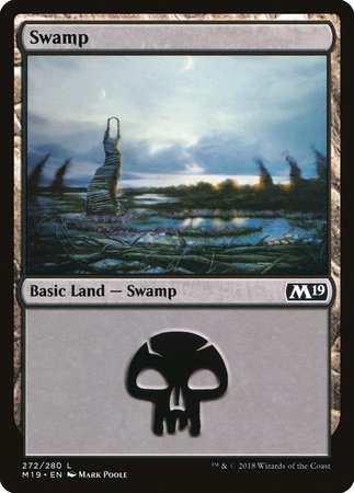 Swamp (272) [Core Set 2019] | Sanctuary Gaming