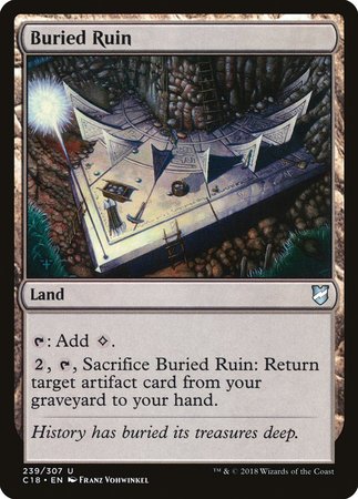Buried Ruin [Commander 2018] | Sanctuary Gaming