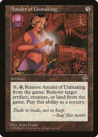 Amulet of Unmaking [Mirage] | Sanctuary Gaming