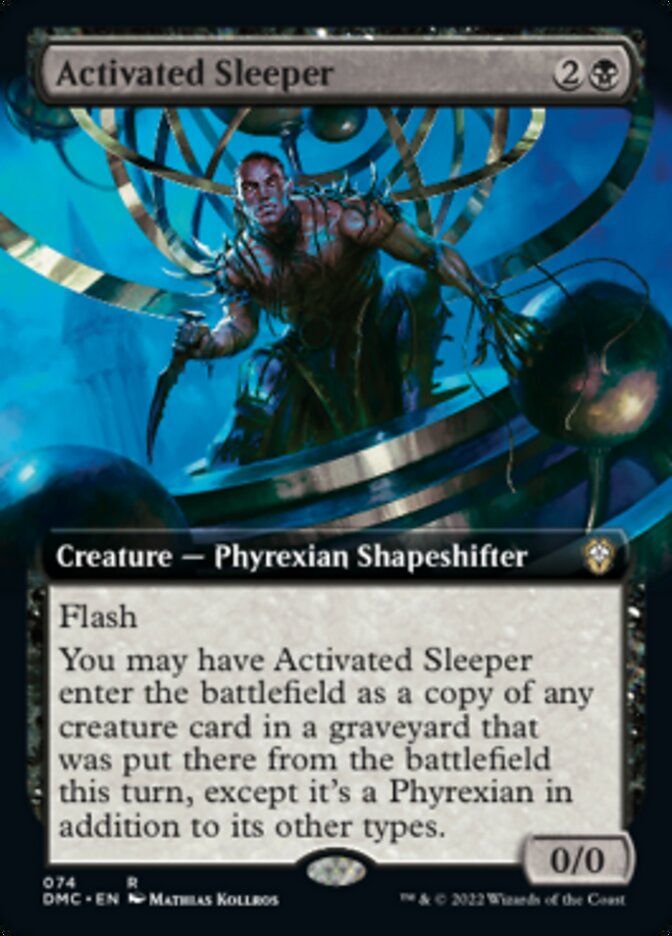 Activated Sleeper (Extended Art) [Dominaria United Commander] | Sanctuary Gaming