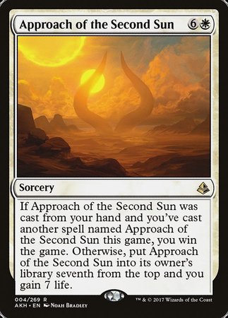 Approach of the Second Sun [Amonkhet] | Sanctuary Gaming