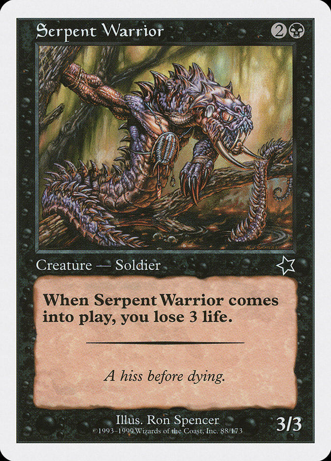 Serpent Warrior [Starter 1999] | Sanctuary Gaming