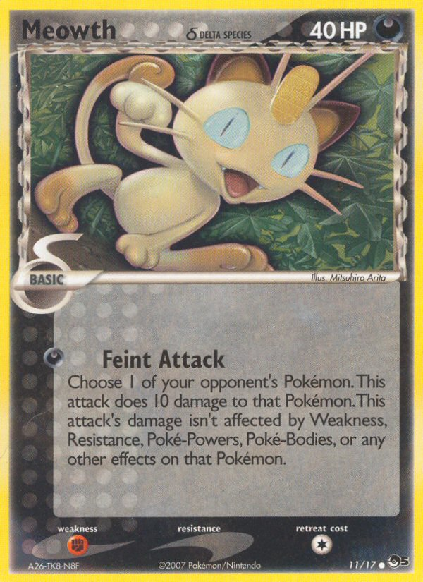 Meowth (11/17) (Delta Species) [POP Series 5] | Sanctuary Gaming