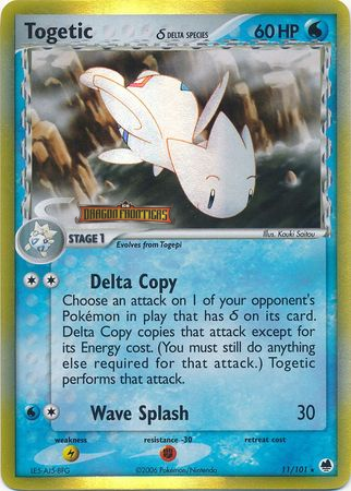 Togetic (11/101) (Delta Species) (Stamped) [EX: Dragon Frontiers] | Sanctuary Gaming