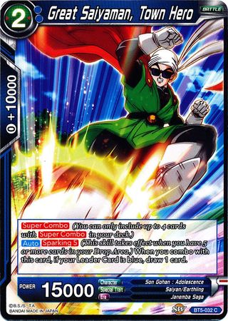 Great Saiyaman, Town Hero (BT5-032) [Miraculous Revival] | Sanctuary Gaming